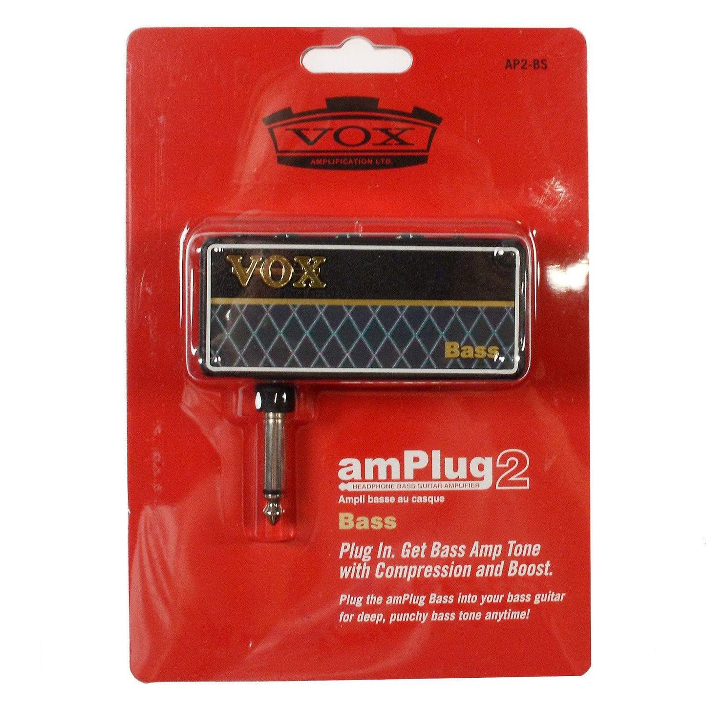 Vox amPlug G2 Bass Headphone Amplifier w/Gain Control Amps / Small Amps