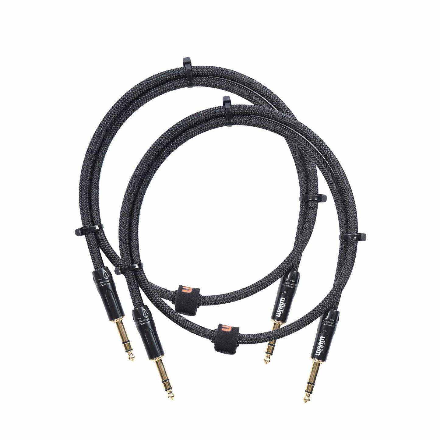 Warm Audio Prem-TRS-3' Premier Series TRS to TRS Cable 3' 2 Pack Bundle Accessories / Cables