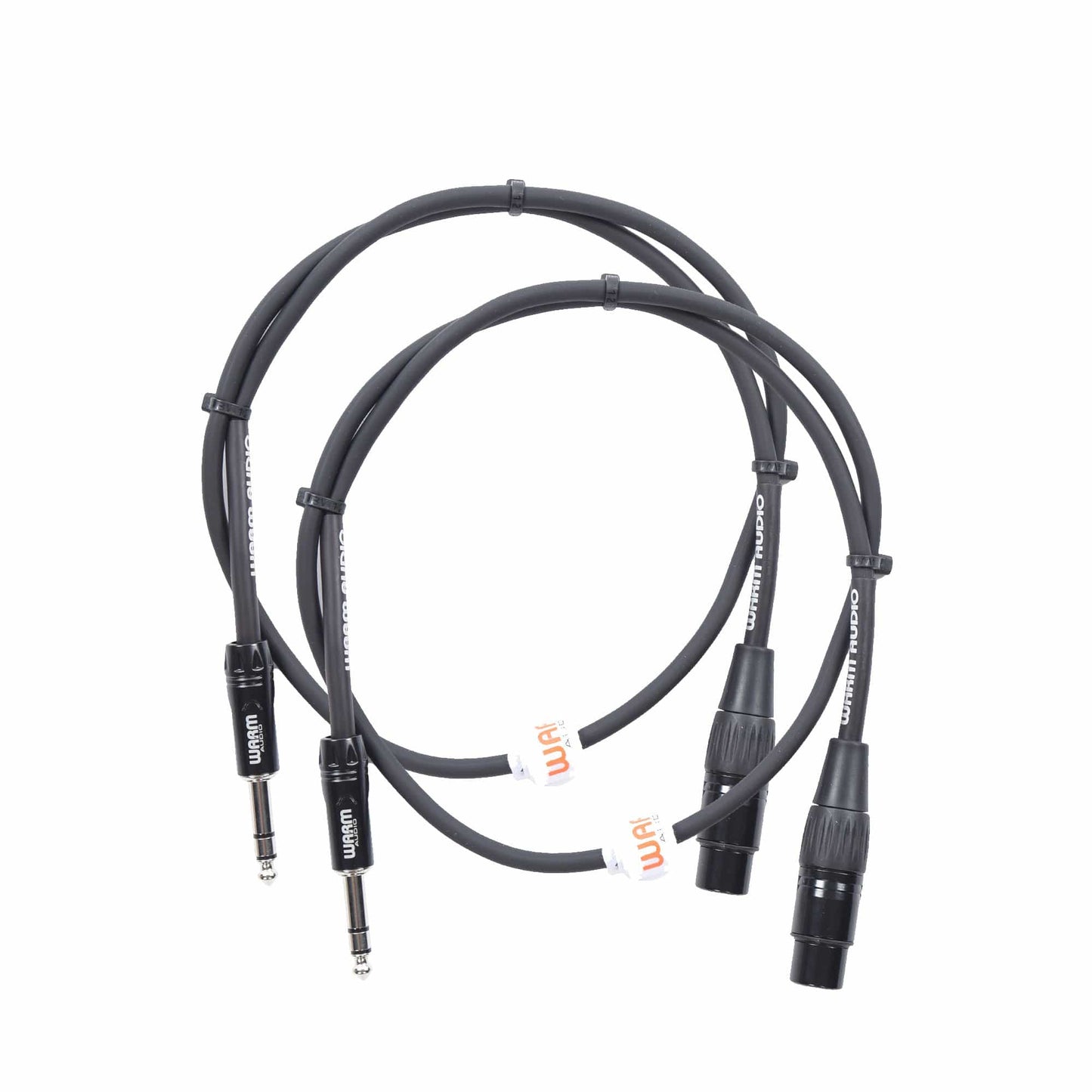 Warm Audio Pro Series XLR Female to TRS Male Cable 3' 2 Pack Bundle Accessories / Cables