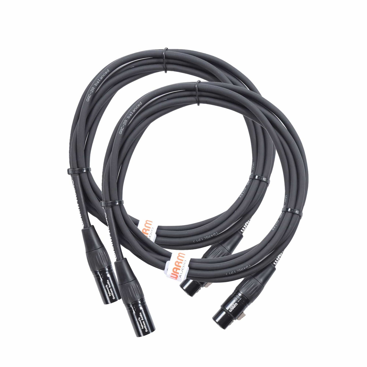 Warm Audio Pro Series XLR Female to XLR Male Microphone Cable 10' 2 Pack Bundle Accessories / Cables