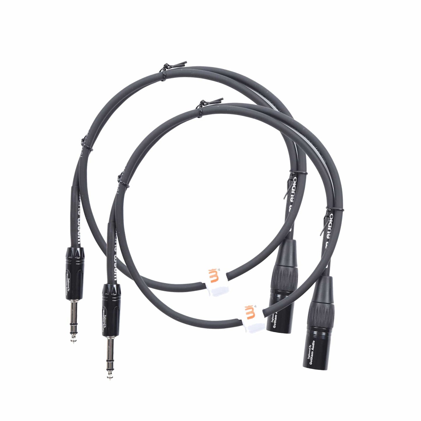 Warm Audio Pro Series XLR Male to TRS Male Cable 3' 2 Pack Bundle Accessories / Cables