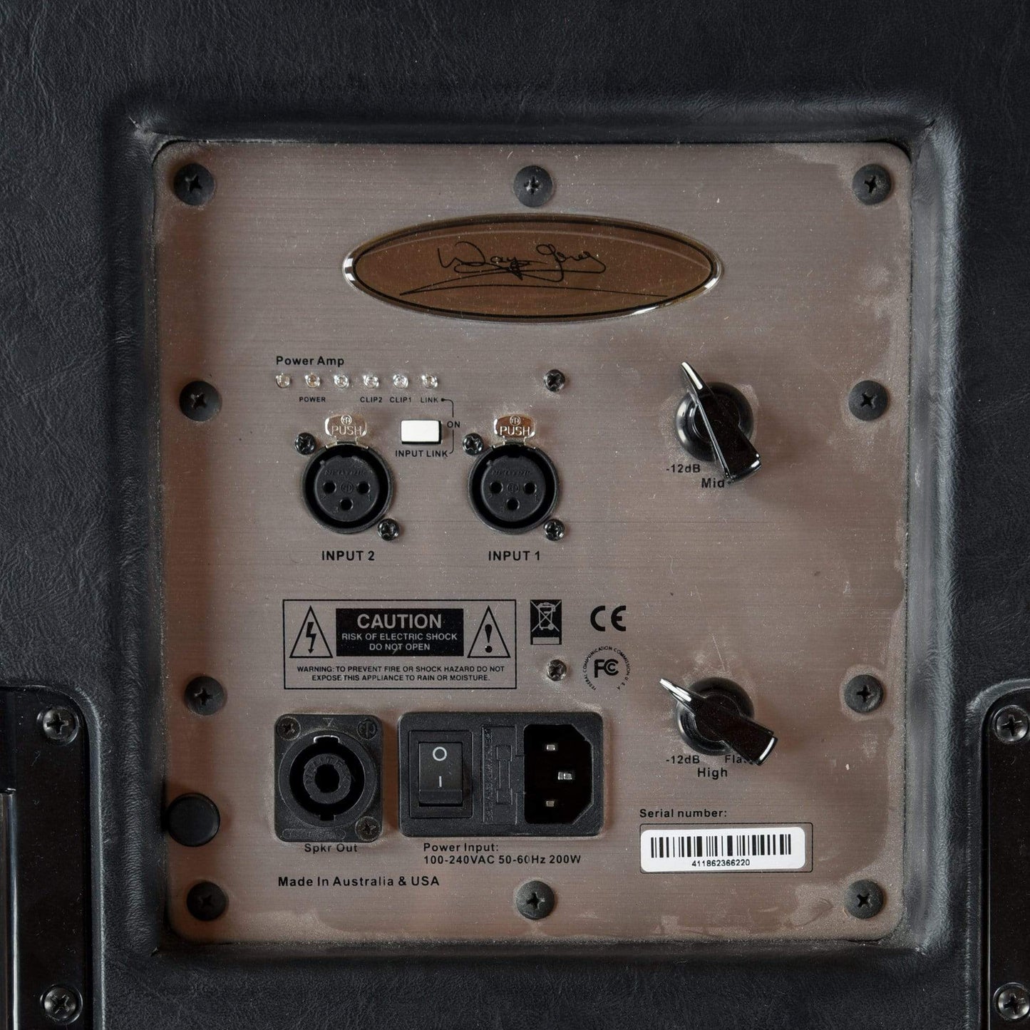 Wayne Jones WJ 1x10 Powered Bass Cabinet Amps / Bass Cabinets