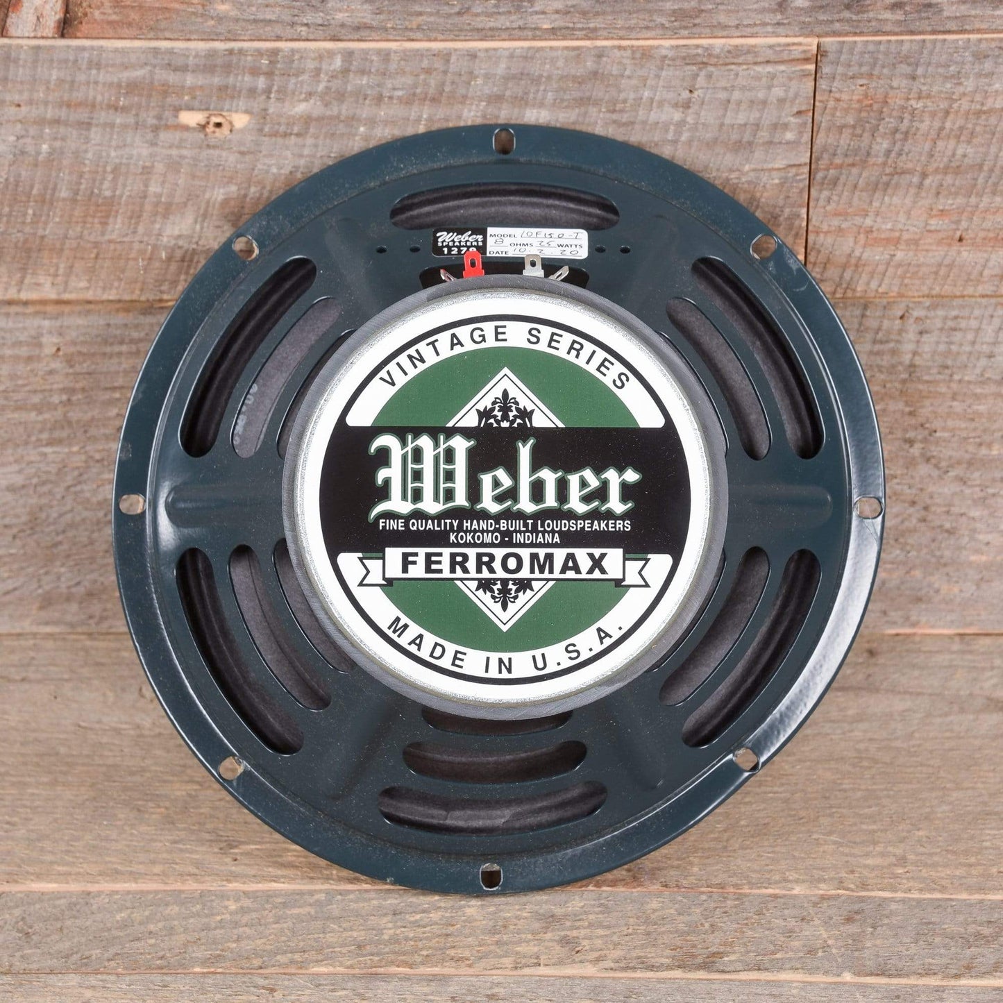 Weber Vintage Series 10F150T Ceramic Magnet Speaker 10" 8ohm 25W Light Dope Parts / Replacement Speakers