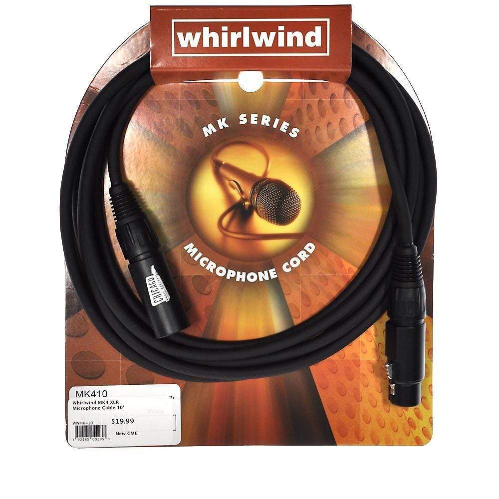 Whirlwind MK4 XLR 10' Microphone Cable Accessories / Cables
