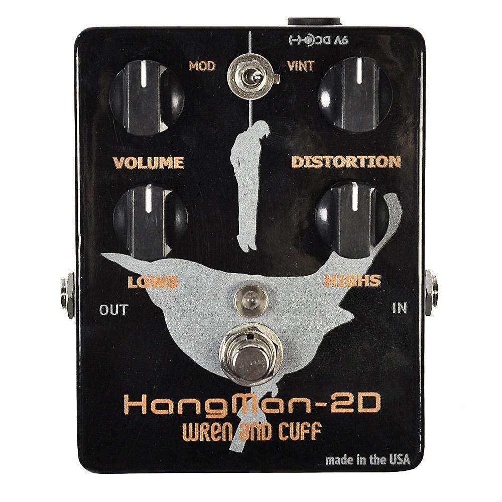 distortion guitar pedals Wren and Cuff Hangman-2D High-Gain Distortion Guitar Effect
