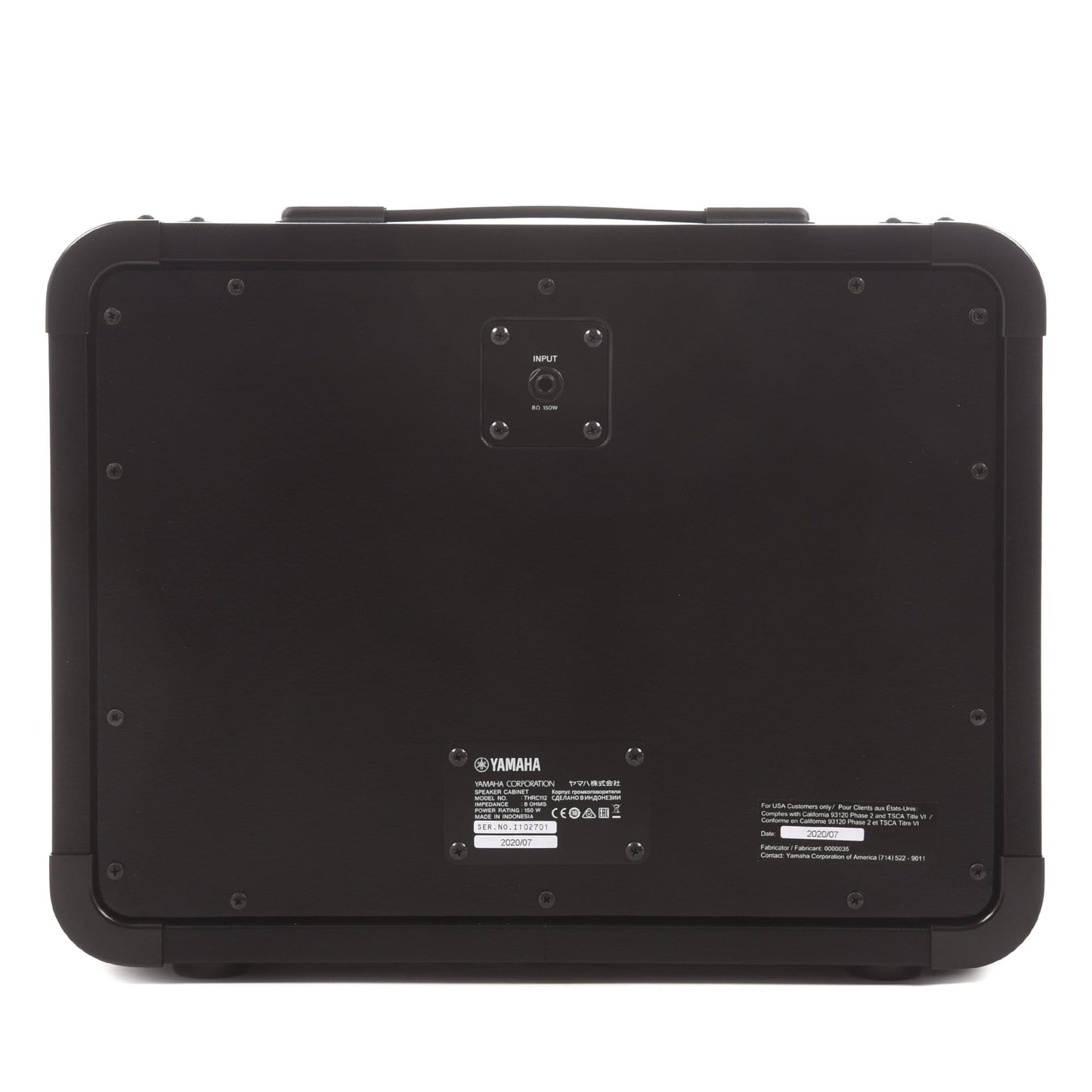 Yamaha THRC112 150W 1x12 Speaker Cabinet Amps / Guitar Cabinets