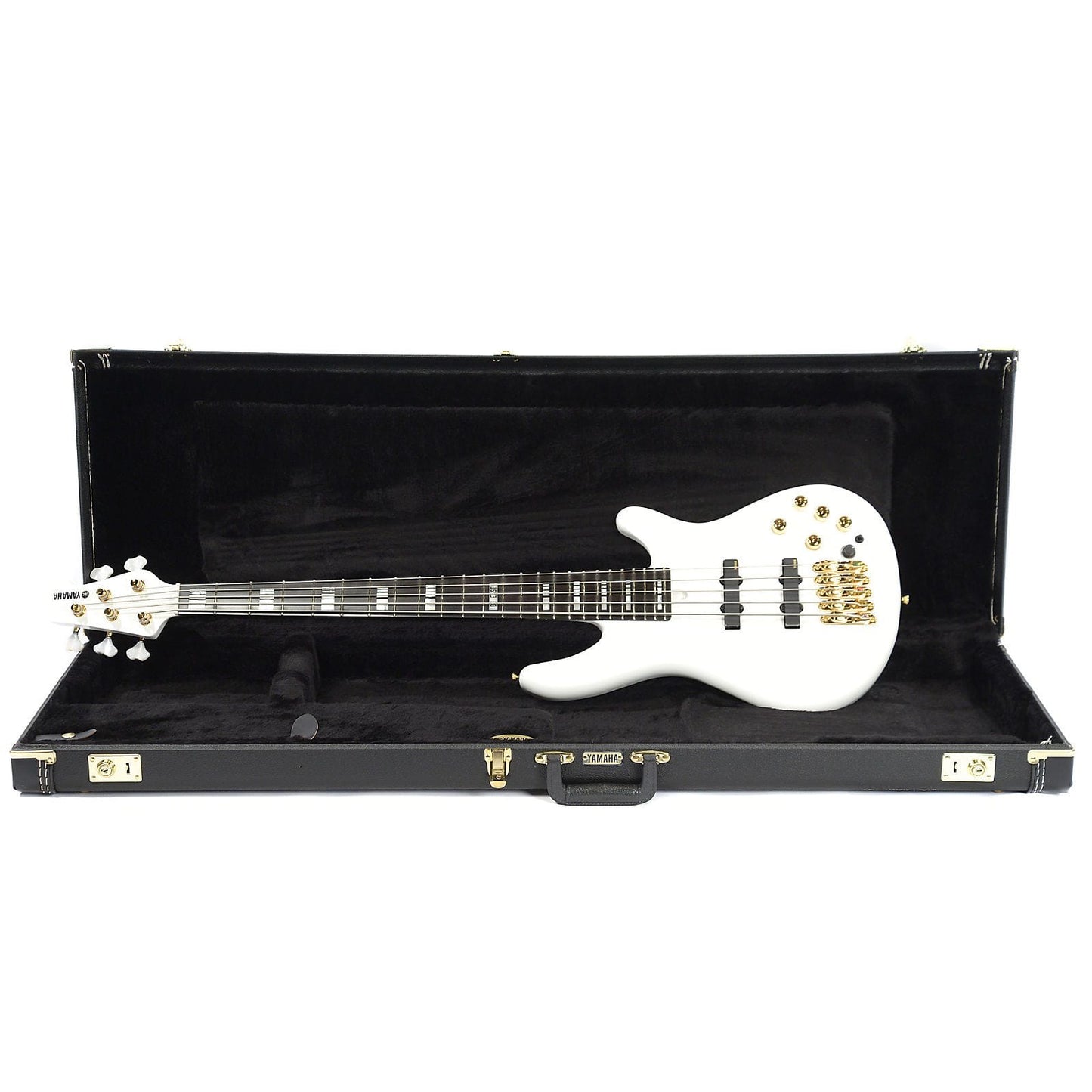 Yamaha Nathan East Signature Model Electric Bass White w/Hardshell Case Bass Guitars / 5-String or More