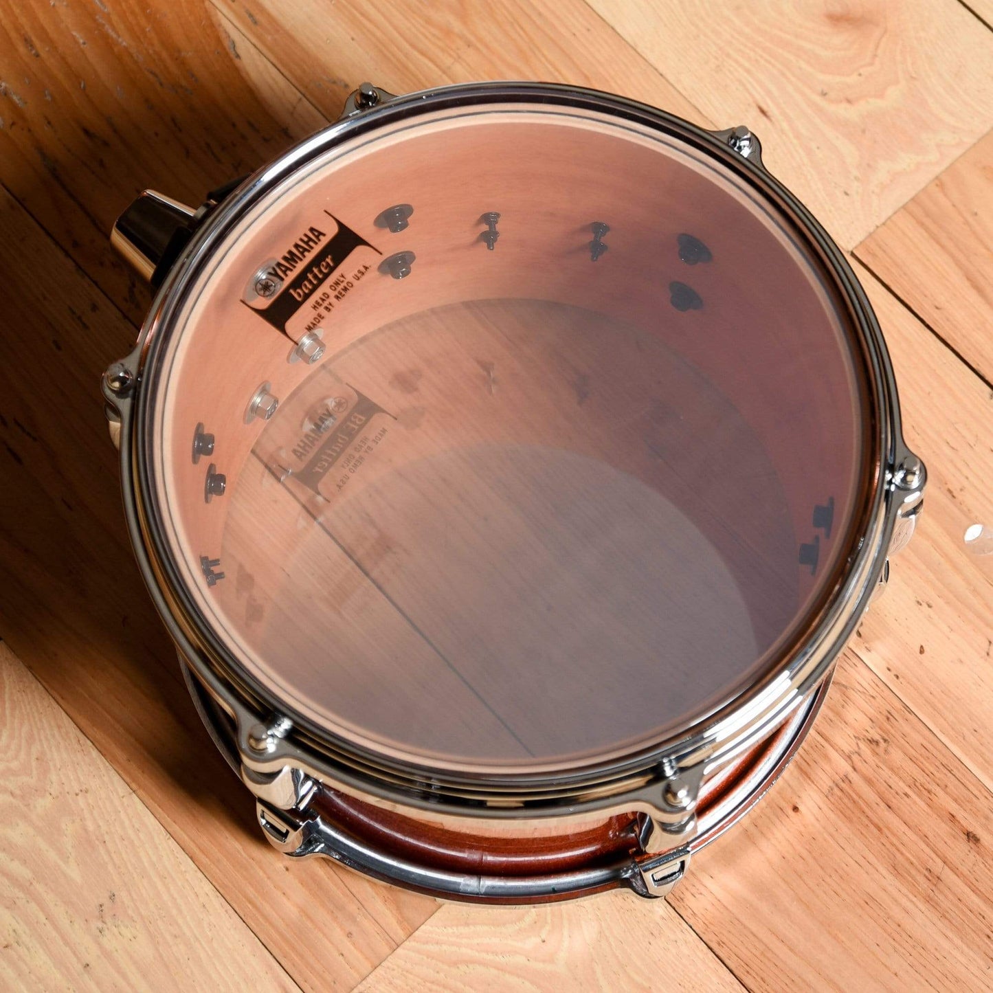 Yamaha Absolute Hybrid Maple 10/12/16/22 4pc. Drum Kit Orange Sparkle Drums and Percussion / Acoustic Drums / Full Acoustic Kits