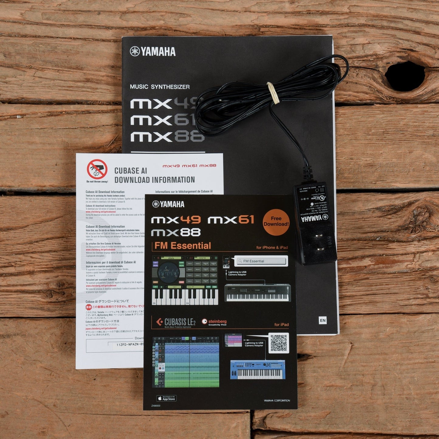 Yamaha MX49 49-Key Digital Synthesizer Blue (Serial #UBZZ01037) USED Keyboards and Synths / Synths / Digital Synths