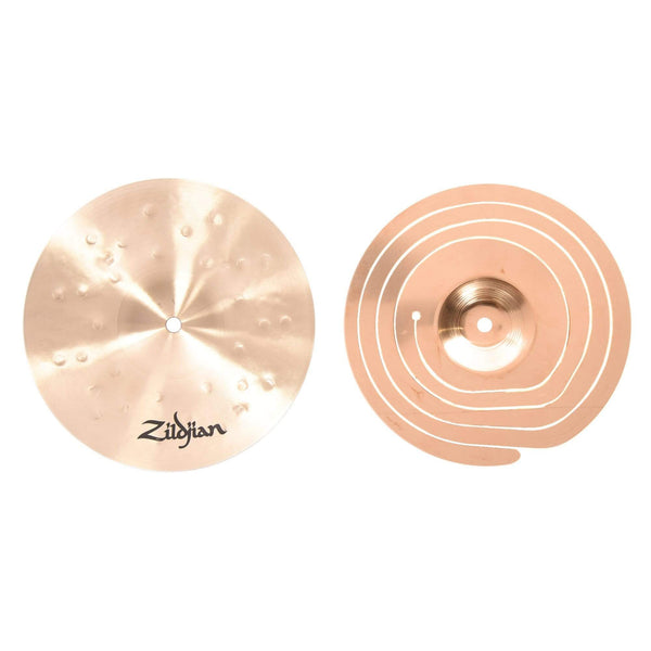 Zildjian 10" FX Spiral Stacker/10" K. Custom Special Dry Splash Cymbal Chicago Music Exchange