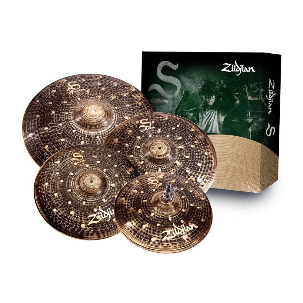 Zildjian S Dark Series Cymbal Box Set (14/16/18/20) Drums and Percussion / Cymbals / Cymbal Packs