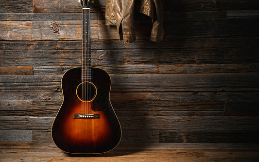 Vintage Vibes: 1945 Sunburst Gibson "Banner" J-45