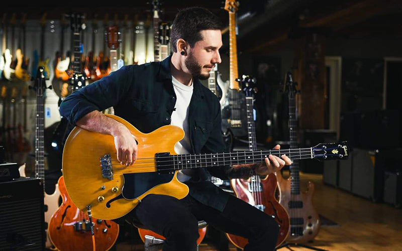 Vintage Vibes: 1958 Natural Gibson EB-2 Bass