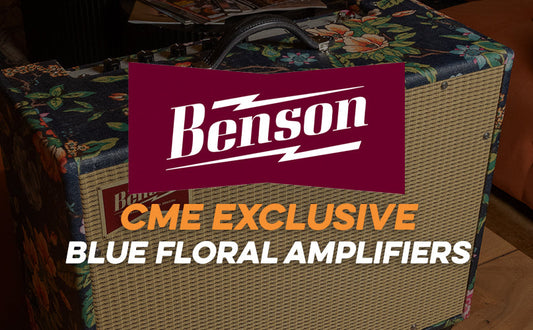 Benson Amps | CME Exclusive Blue Floral Amplifiers