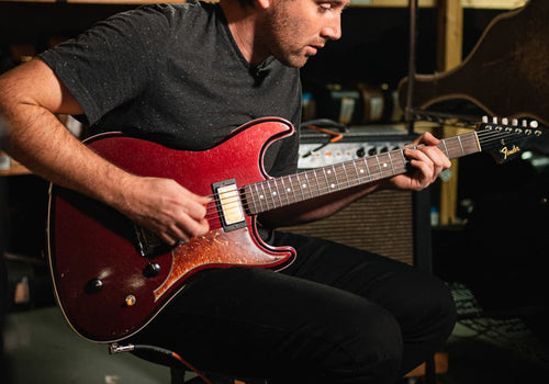 Fender CS Brawler Baritone Guitars Master Built by Carlos Lopez