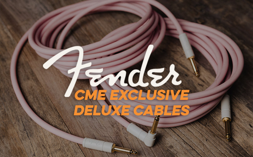 Fender | CME Exclusive Shell Pink Deluxe Cables