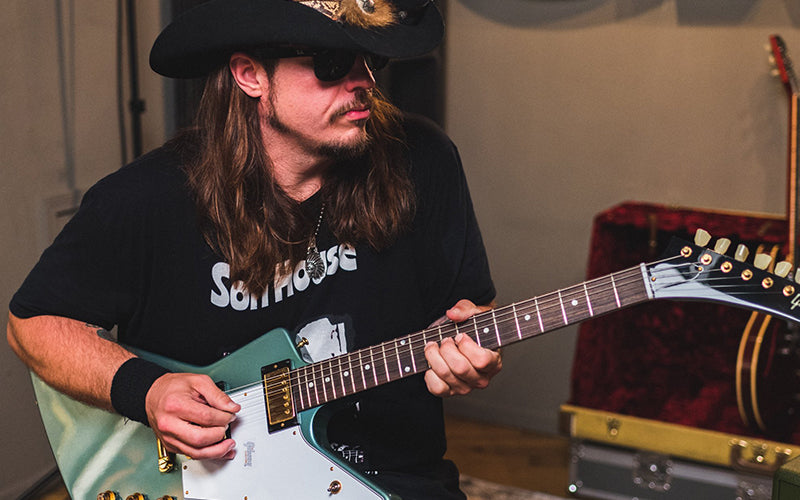 Lance Lopez Does Some Bluesy Riffin'