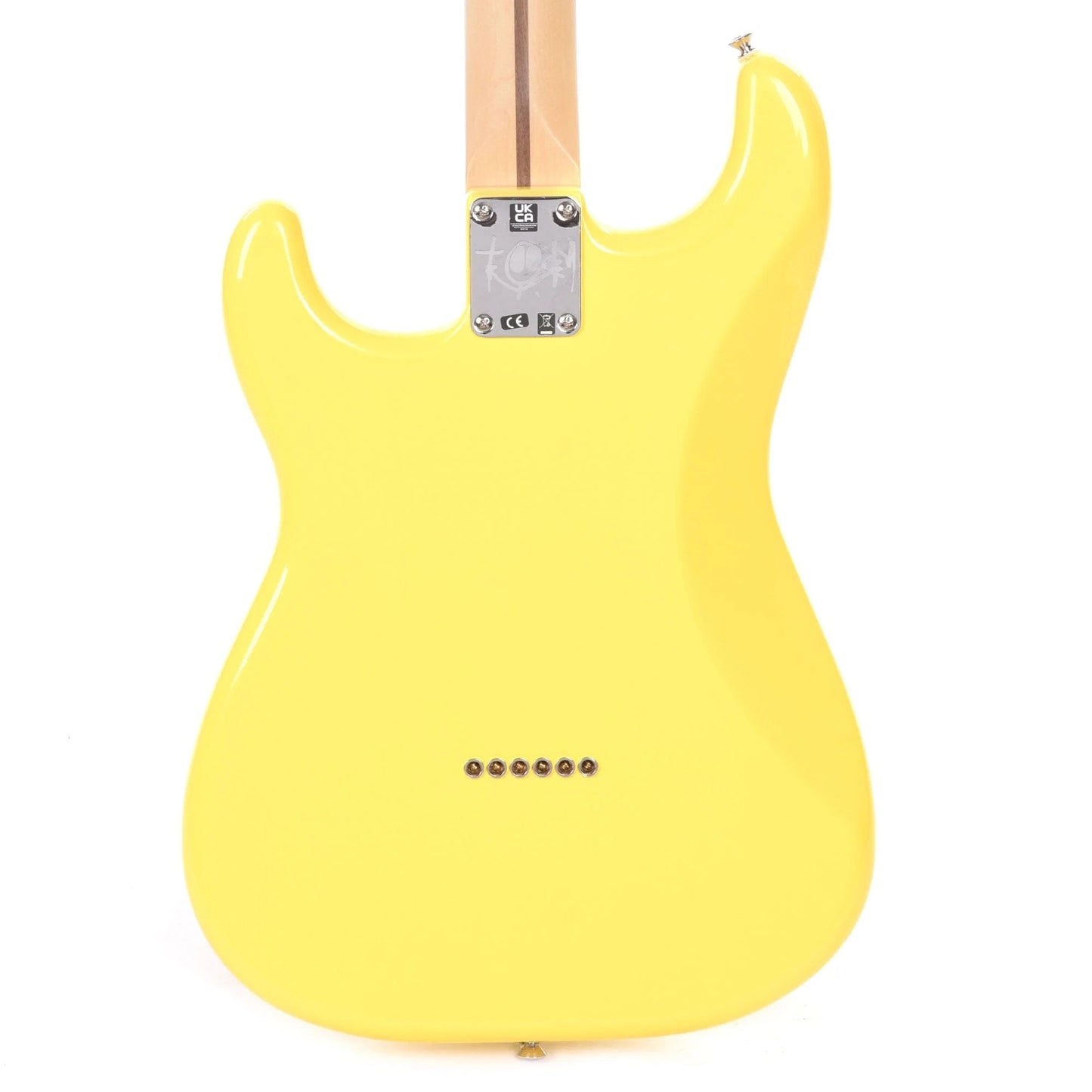Fender Artist Limited Edition Tom DeLonge Stratocaster Graffiti Yellow