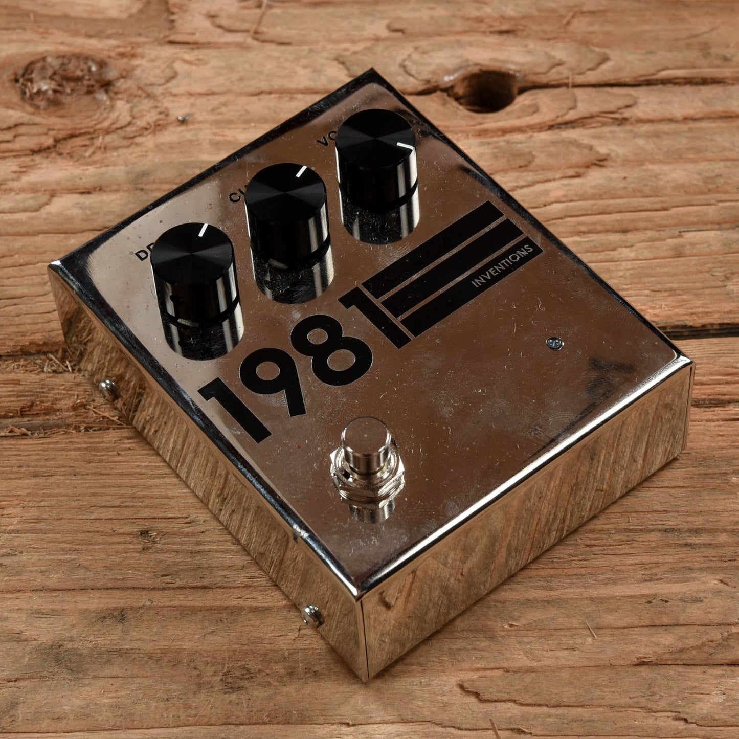 1981 Inventions DRV Mirror Chrome Effects and Pedals / Overdrive and Boost