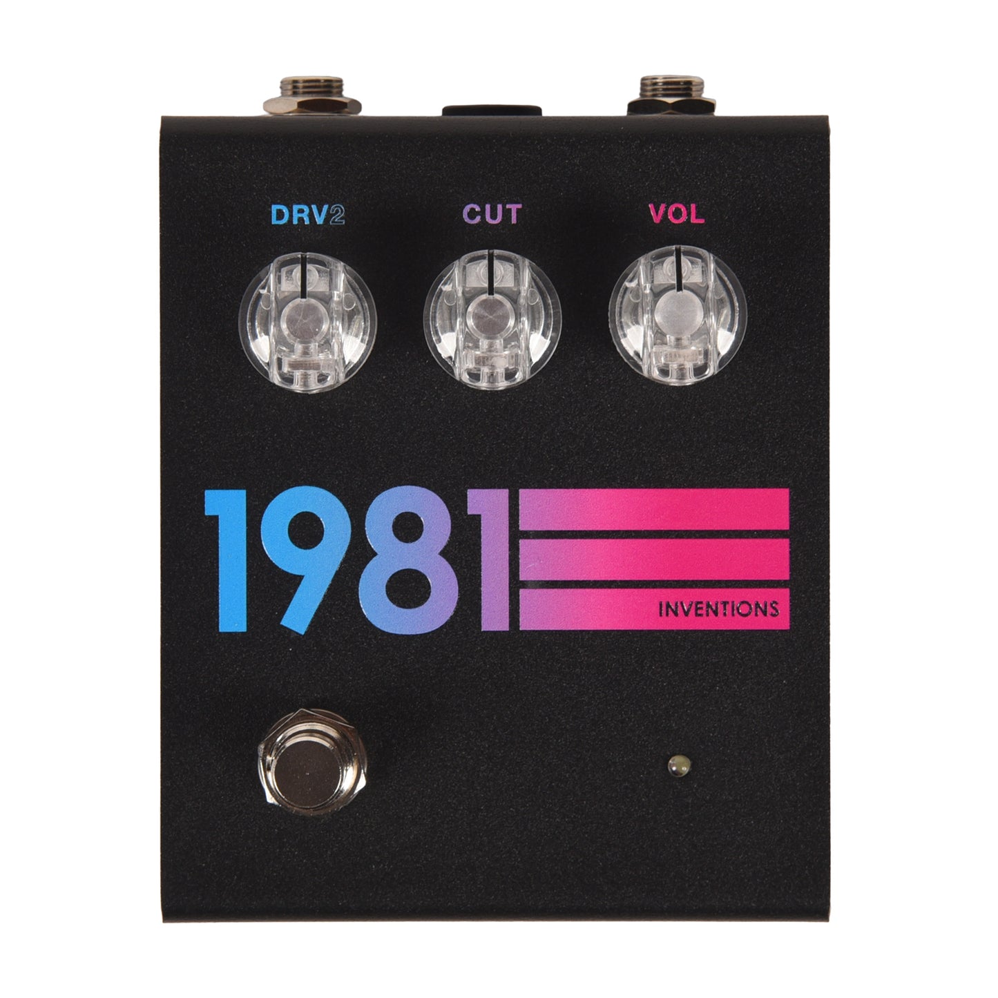 1981 Inventions DRV Overdrive Pedal Black Hyperfade Effects and Pedals / Overdrive and Boost