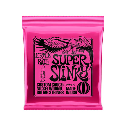 Ernie Ball Super Slinky Electric Guitar Strings 9-42