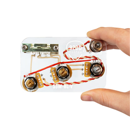 920D Custom S5W-BL-V Stratocaster 5-Way Wiring Harness Upgrade w/Blender Pot Parts / Pickguards