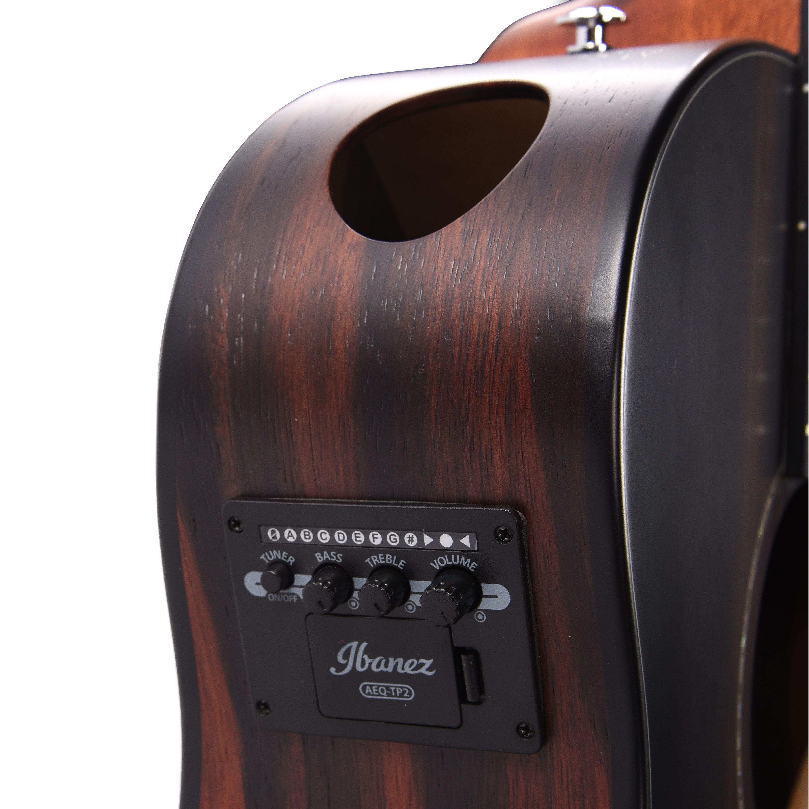 Ibanez AAM70CETBN Acoustic-Electric Guitar Transparent Charcoal Burst