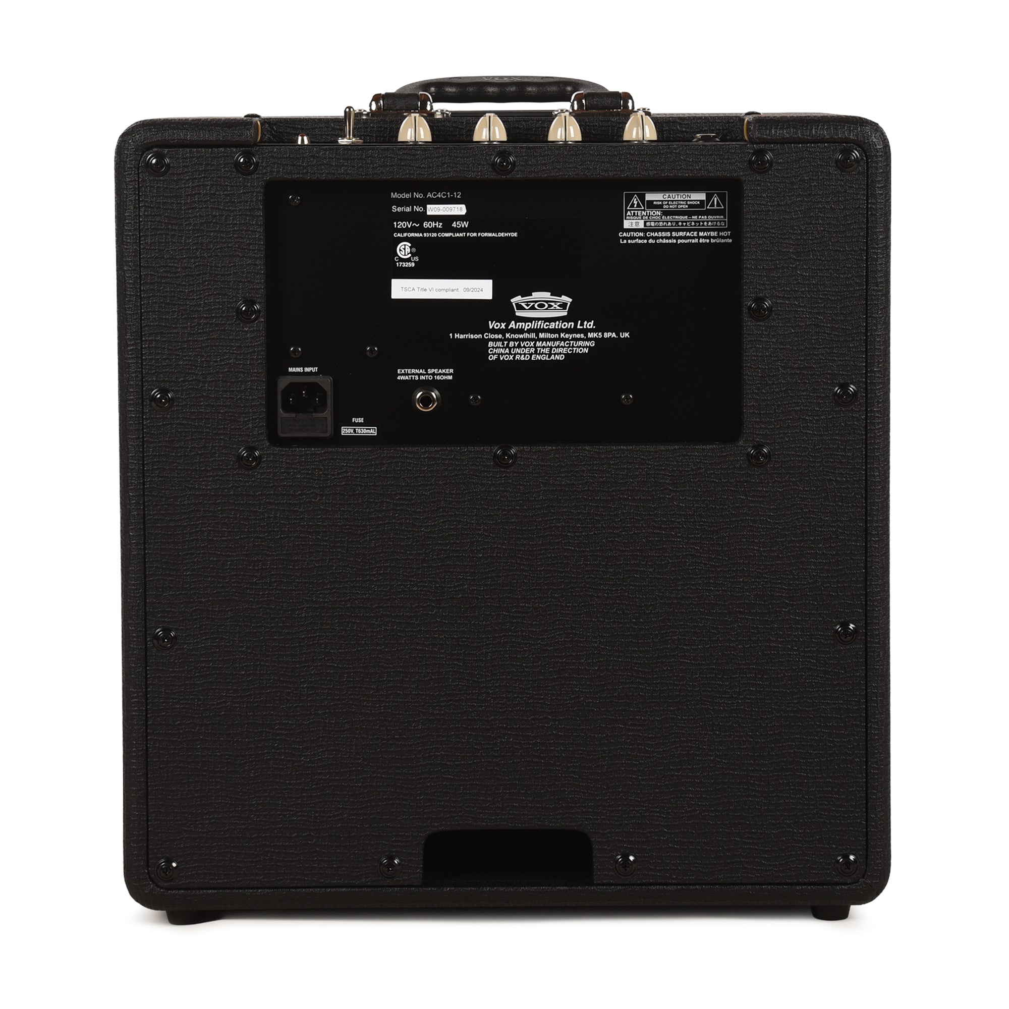 Vox AC4 4 Watt 1x12 Classic Limited Edition Combo