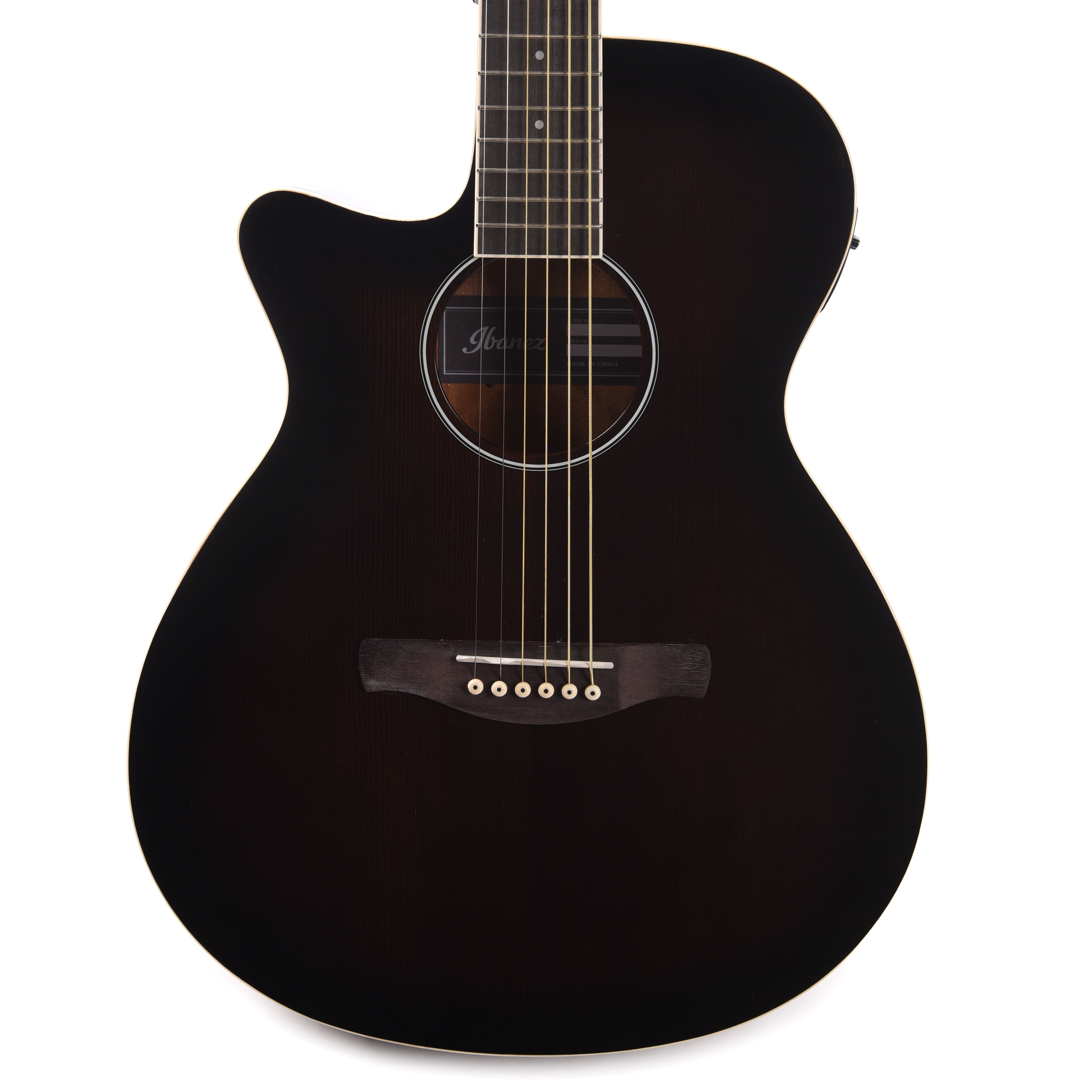 Ibanez AEG7LDVS Acoustic-Electric Guitar Dark Violin Sunburst High Gloss Left-Handed