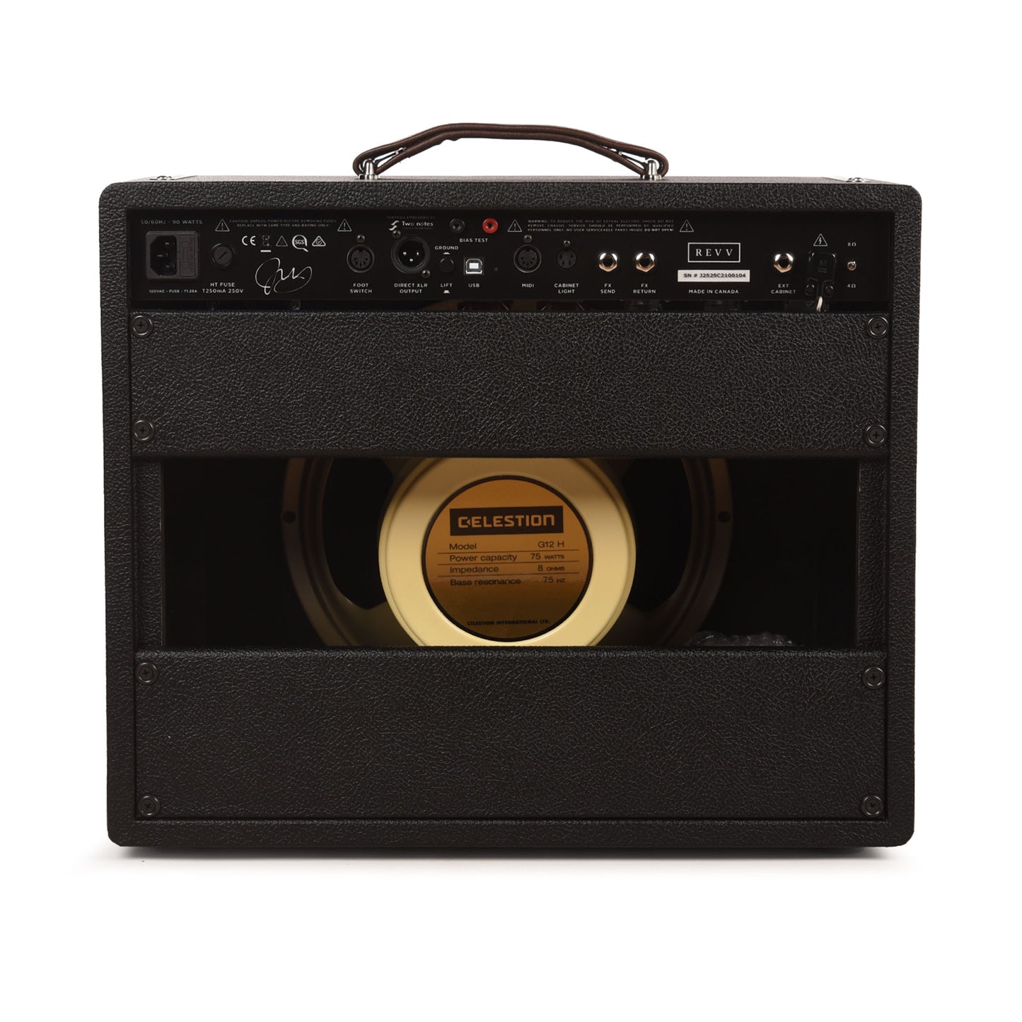 Revv D25 25w 1x12 Guitar Amp Combo Joey Landreth Edition Black