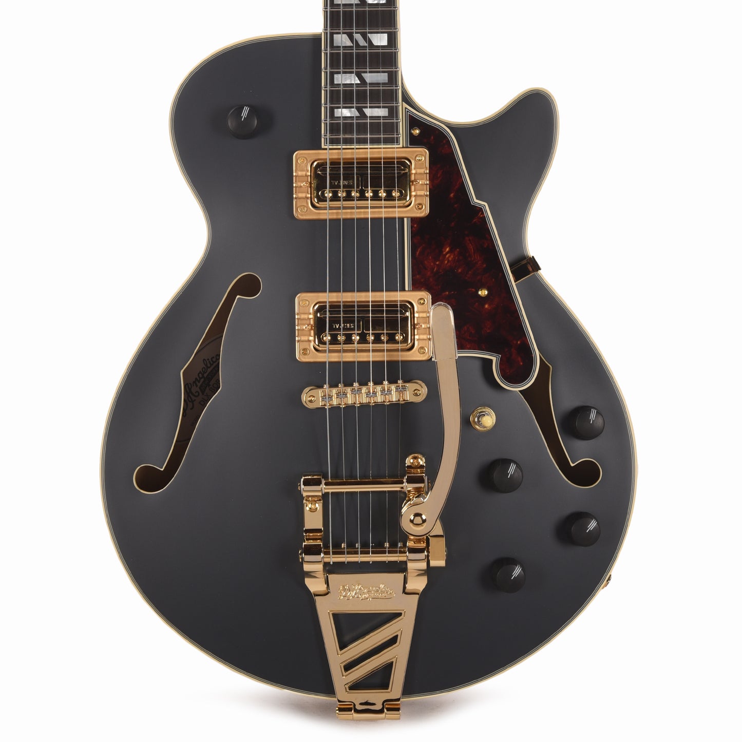 D'Angelico Deluxe Bobby Weir 3 Semi-Hollow Matte Stone