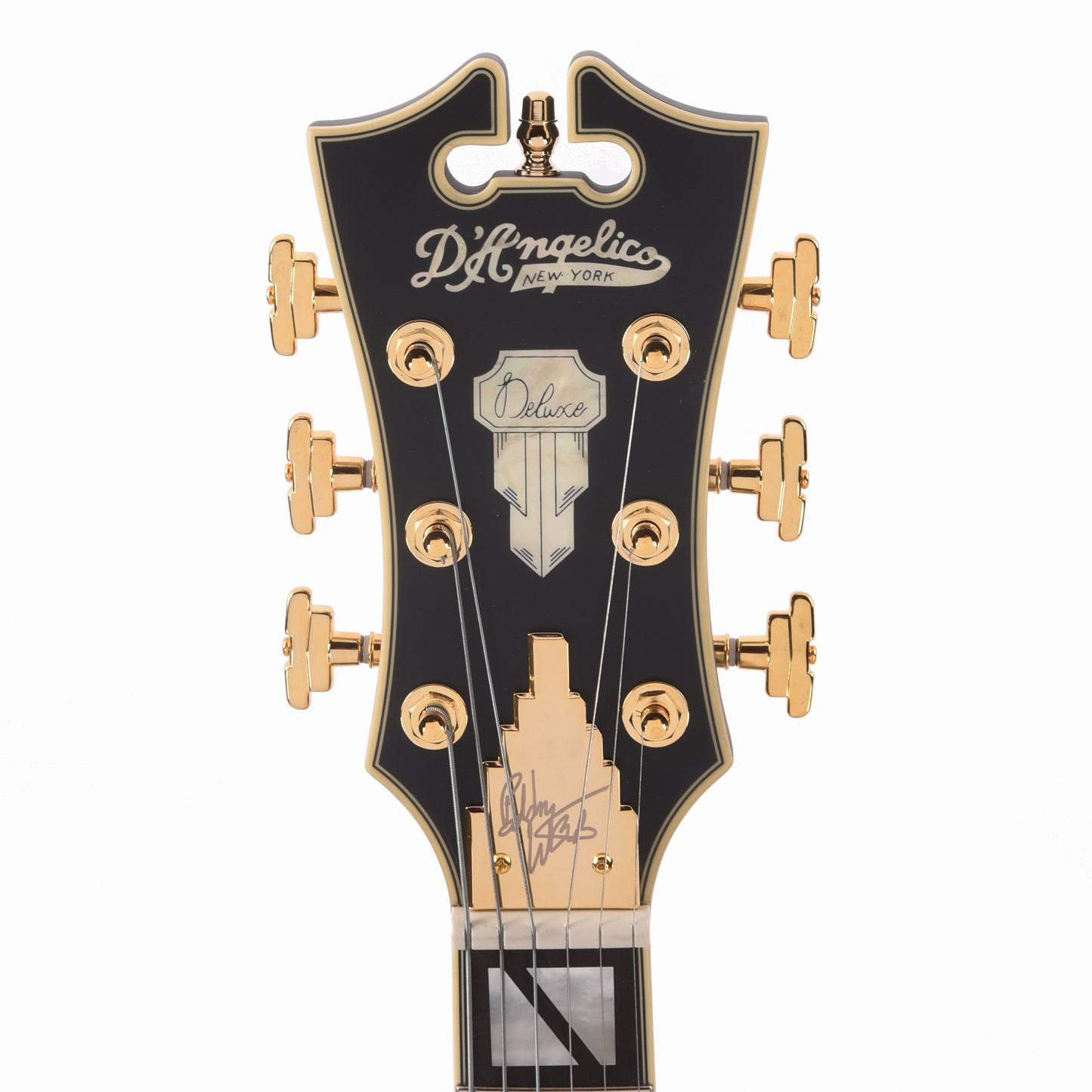 D'Angelico Deluxe Bobby Weir 3 Semi-Hollow Matte Stone