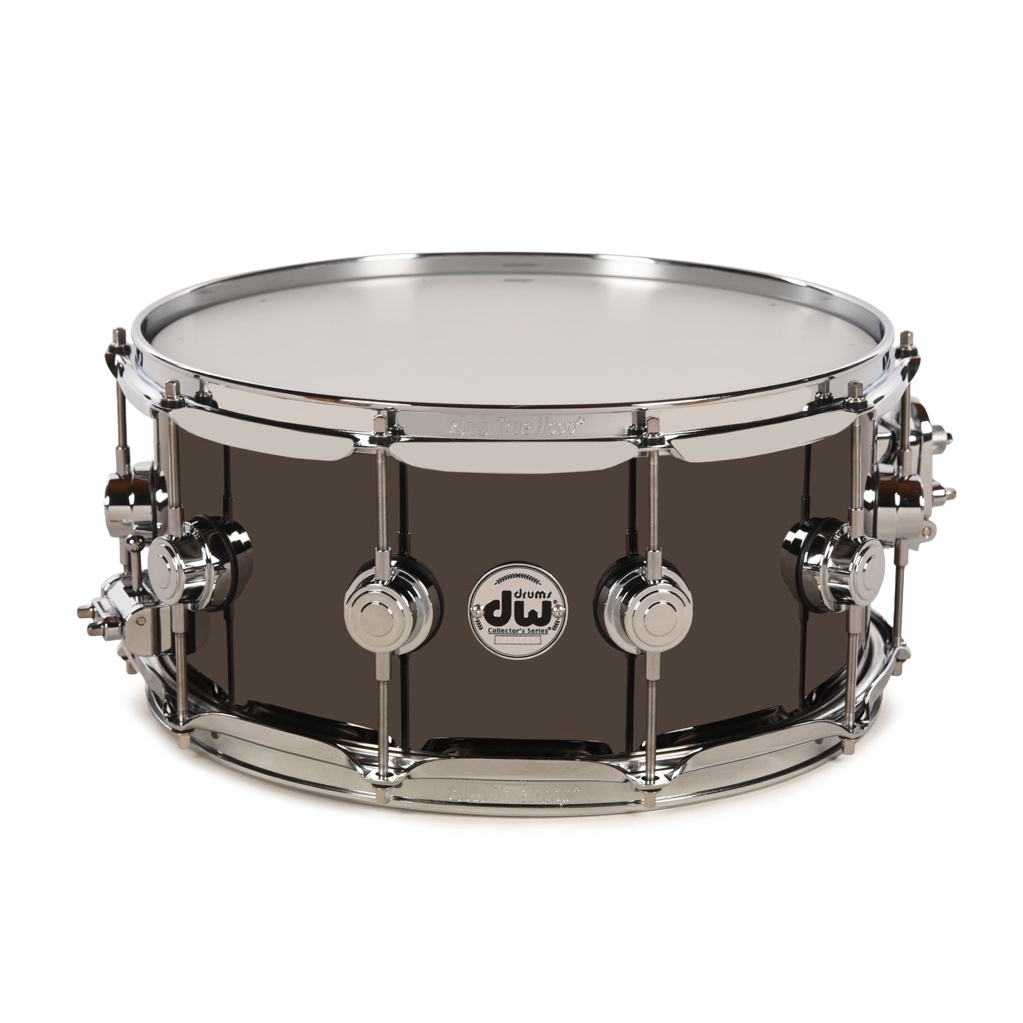 DW 6.5x14 Black Nickel Over Brass Snare Drum w/ Chrome Hdw