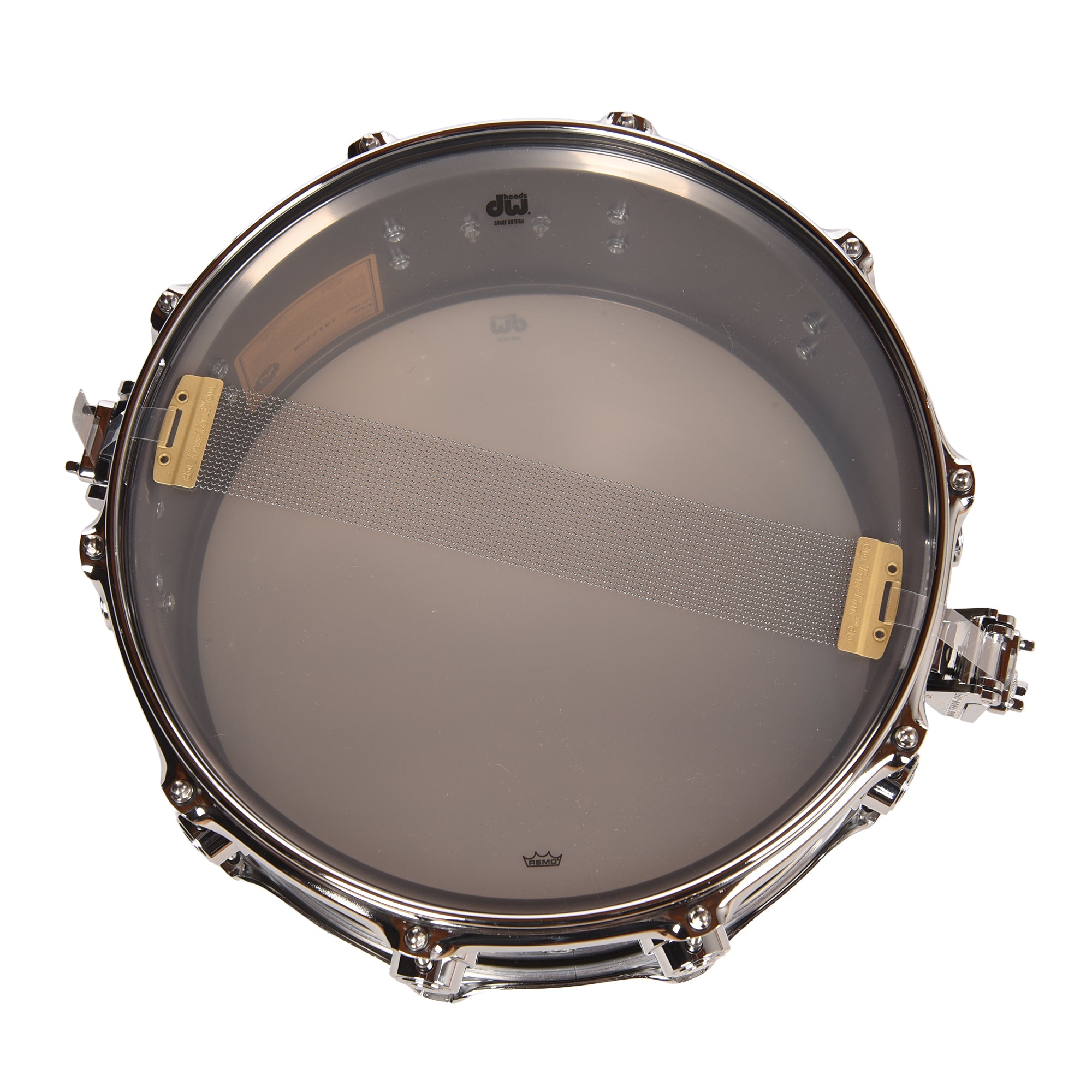 DW 6.5x14 Black Nickel Over Brass Snare Drum w/ Chrome Hdw