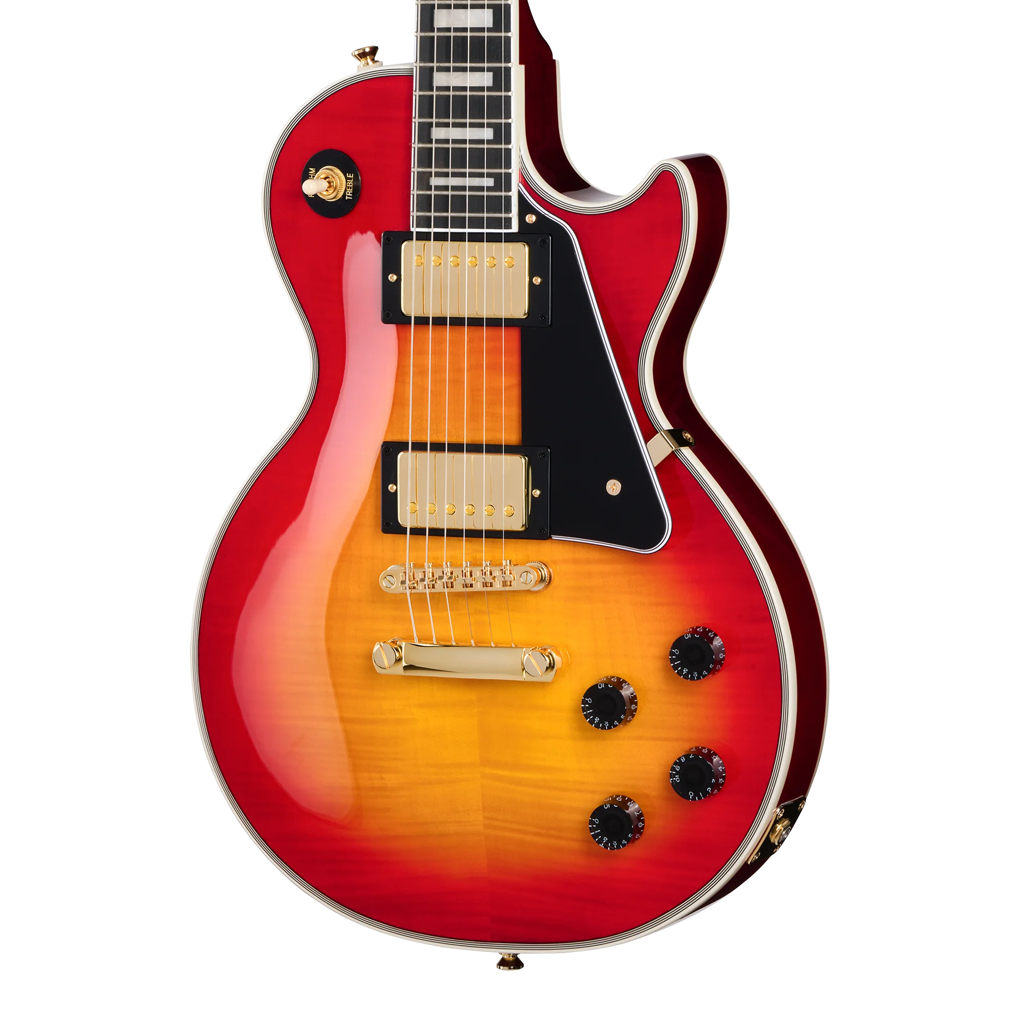 Epiphone Inspired by Gibson Les Paul Custom Figured Heritage Cherry Sunburst
