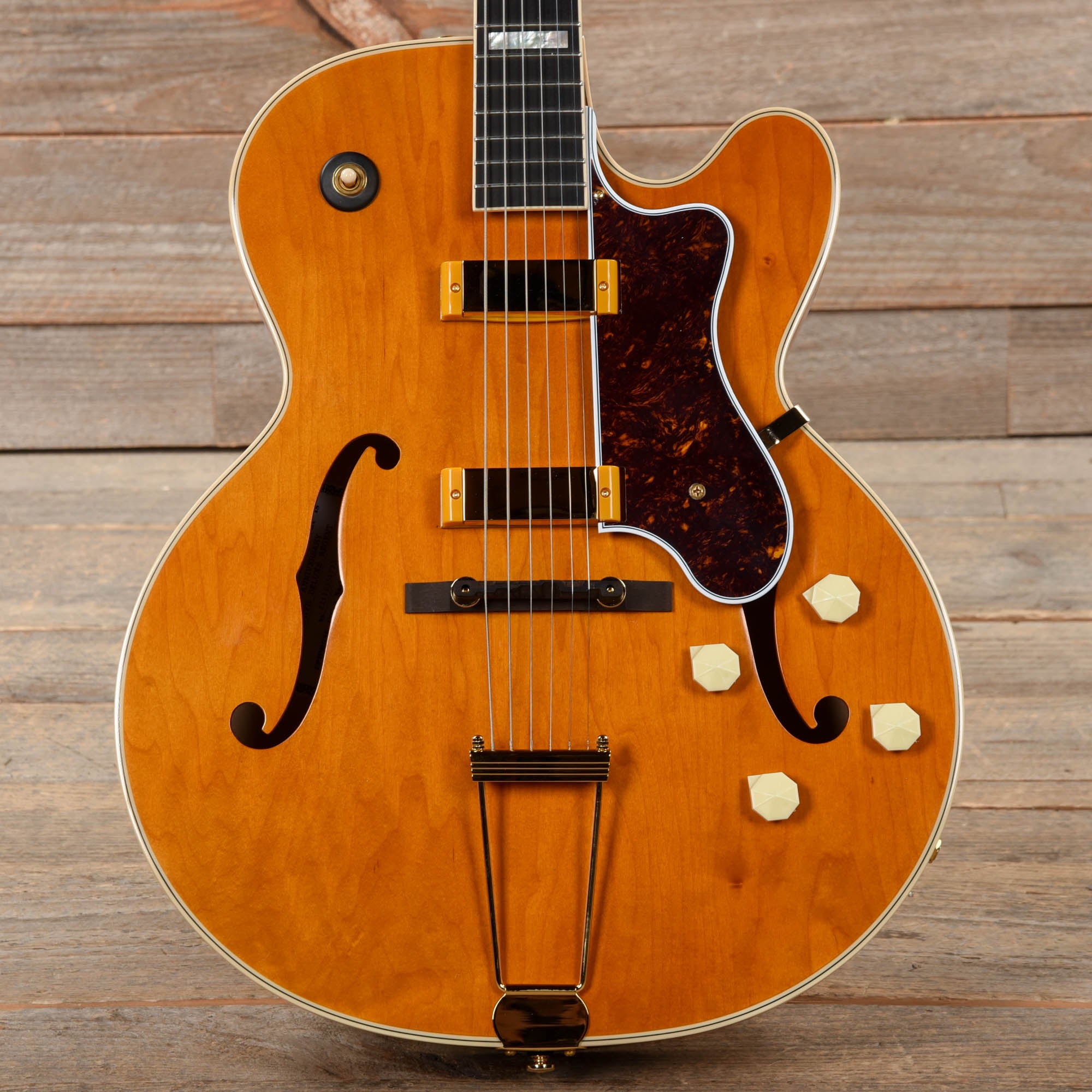 Epiphone Original 150th Anniversary Zephyr DeLuxe Regent Aged Antique Natural