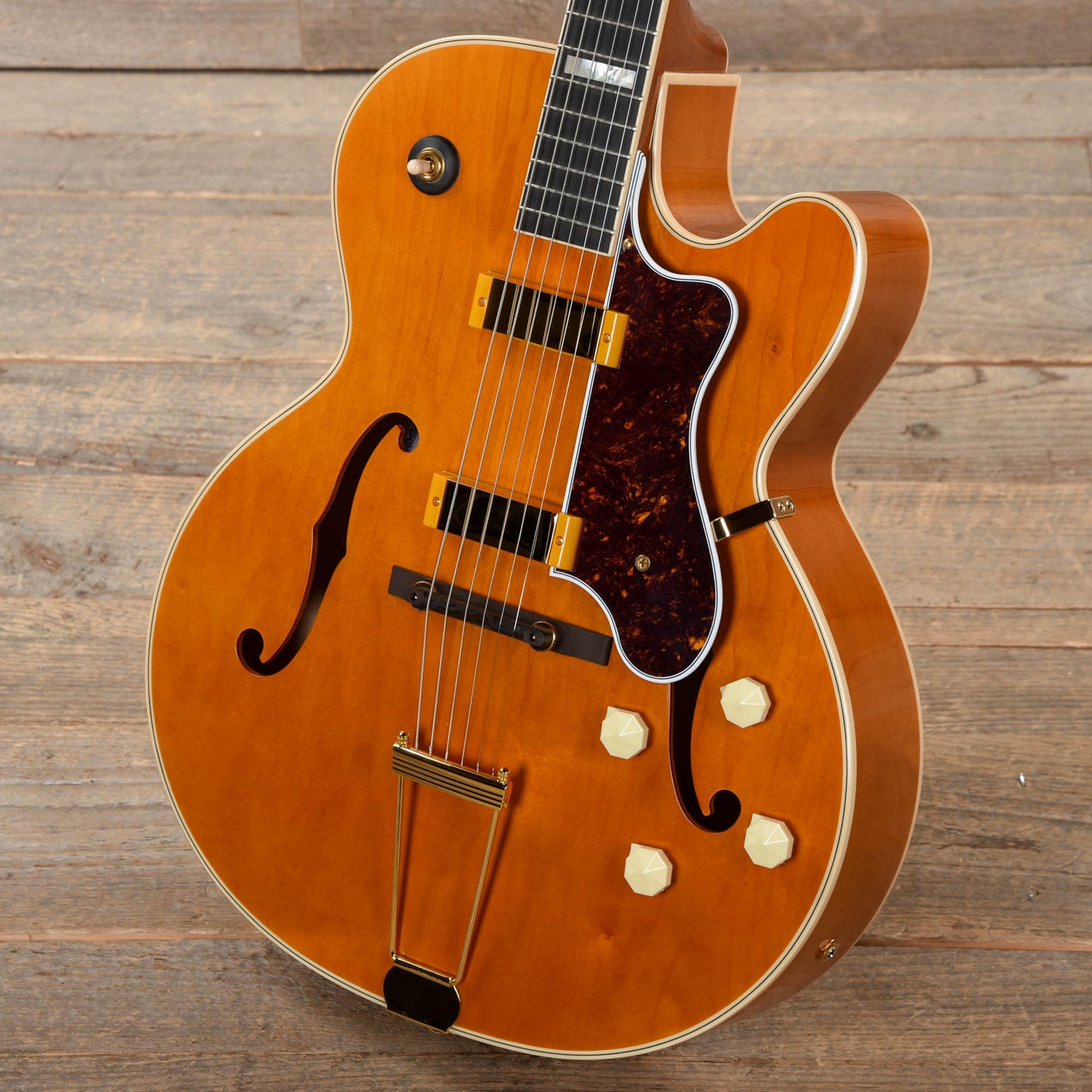 Epiphone Original 150th Anniversary Zephyr DeLuxe Regent Aged Antique Natural