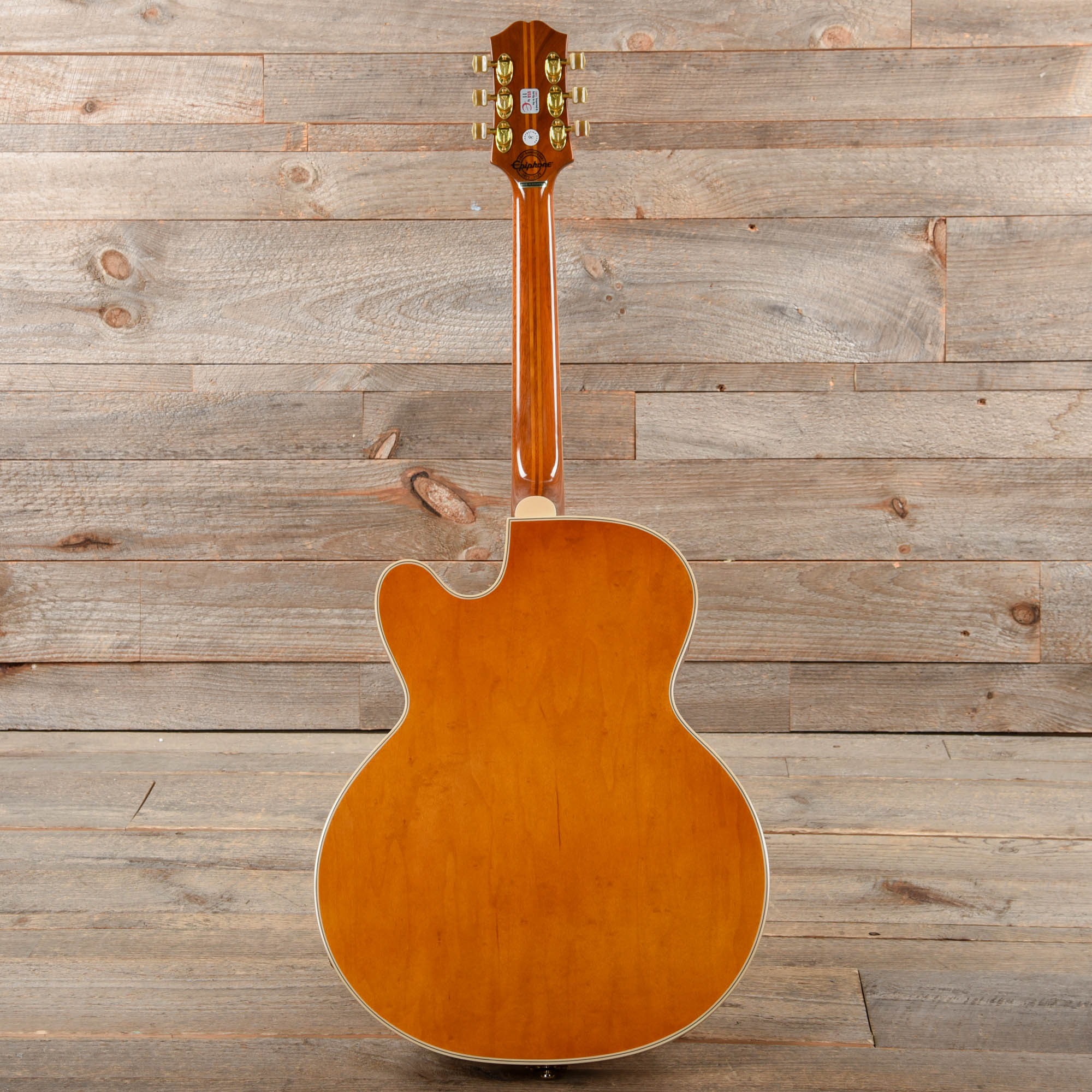 Epiphone Original 150th Anniversary Zephyr DeLuxe Regent Aged Antique Natural