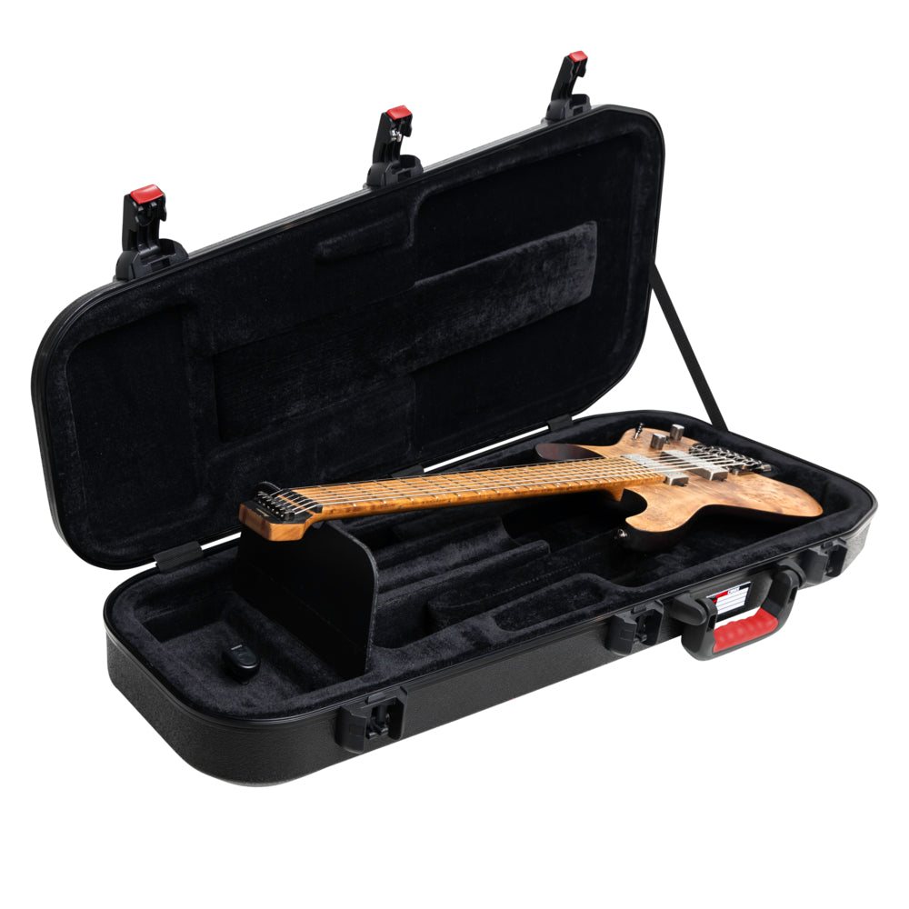 Gator TSA ATA Molded Headless (Fits Ibanez, Strandberg, Aristides, Kiesel) Electric Guitar Hardshell Case Black