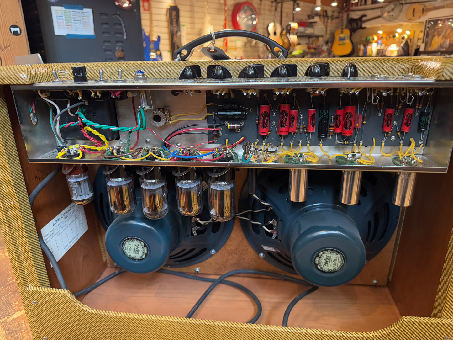 Clark Amplification Low Country 5F8A High Power Tweed Twin 80-Watt 2x12" Guitar Combo Amp