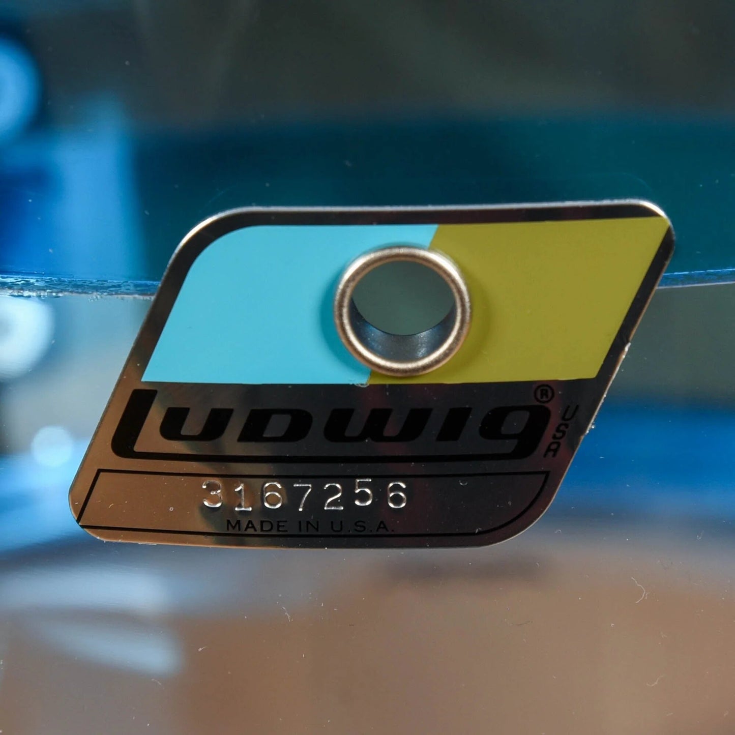 Ludwig Vistalite 13/16/22 3pc. Drum Kit Blue/Clear/Blue Limited Edition