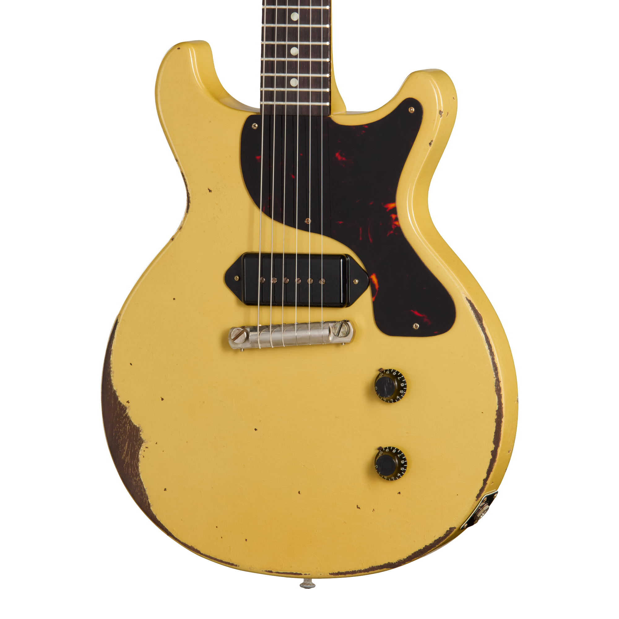 Gibson Custom Shop 1960 Les Paul Junior Double Cut Reissue TV Yellow Murphy Lab Ultra Heavy Aged