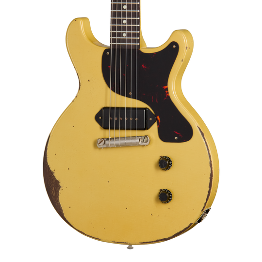 Gibson Custom Shop 1960 Les Paul Junior Double Cut Reissue TV Yellow Murphy Lab Ultra Heavy Aged
