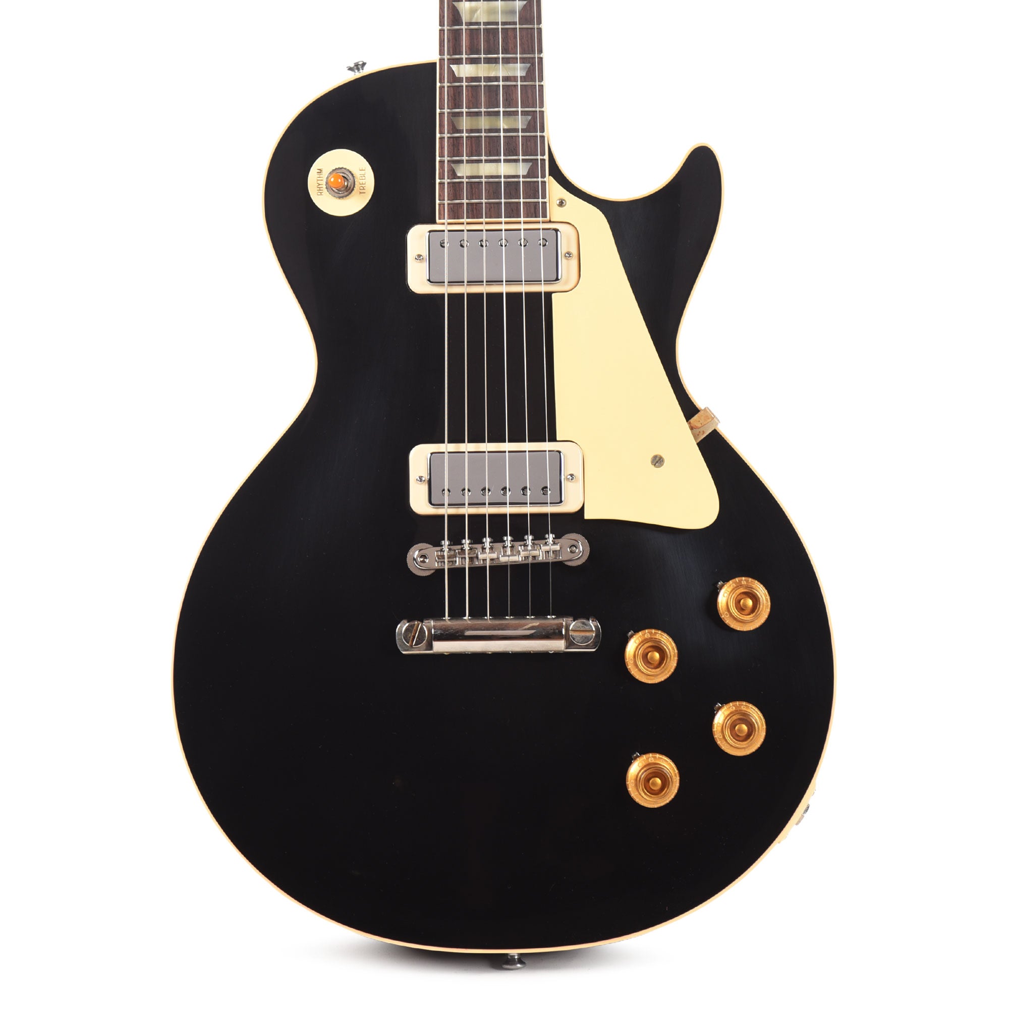 Gibson Custom Shop 1956 Les Paul Standard Antique Ebony Top Dark Back VOS w/Mini Humbuckers