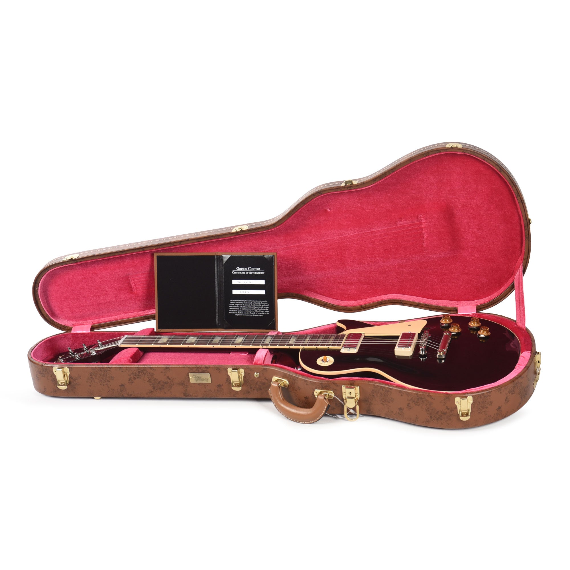 Gibson Custom Shop 1956 Les Paul Standard Antique Ebony Top Dark Back VOS w/Mini Humbuckers