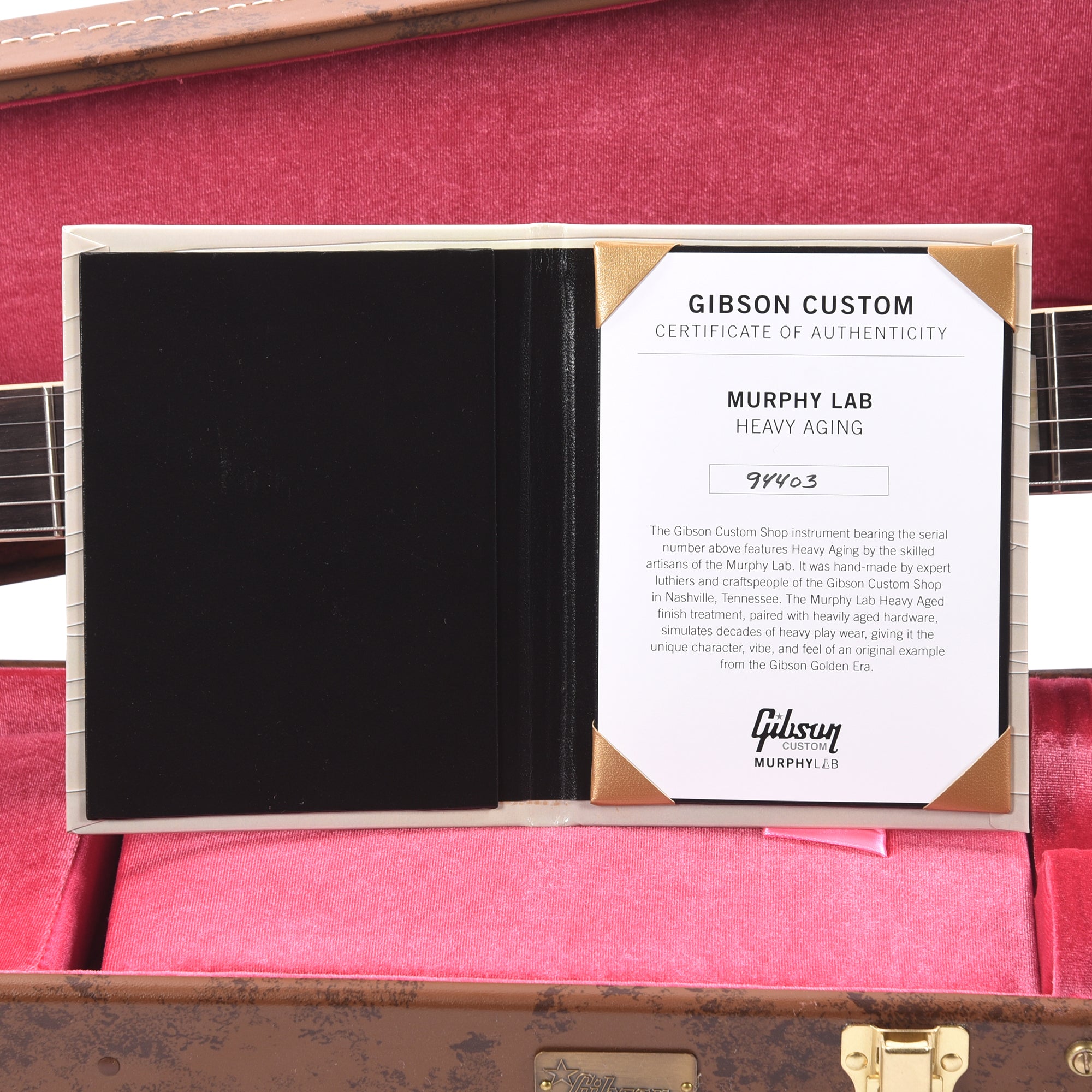 Gibson Custom Shop Murphy Lab 1959 Les Paul Standard Reissue Slow Iced Tea Fade Heavy Aged