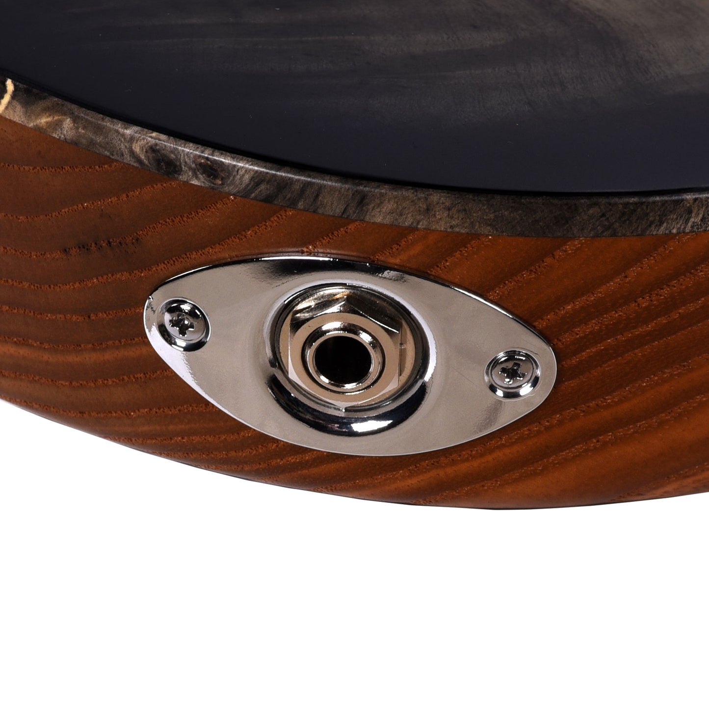 Mayones Aquila Elite S 6 Master Grade Buckeye Burl/Swamp Ash Trans Natural Black Burst Satin