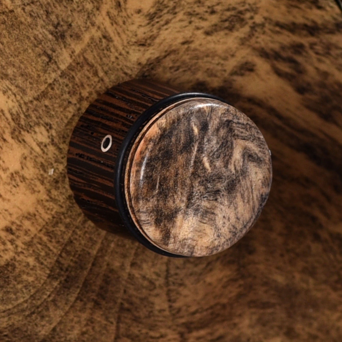 Mayones Aquila Elite S 6 Master Grade Buckeye Burl/Swamp Ash Trans Natural Black Burst Satin