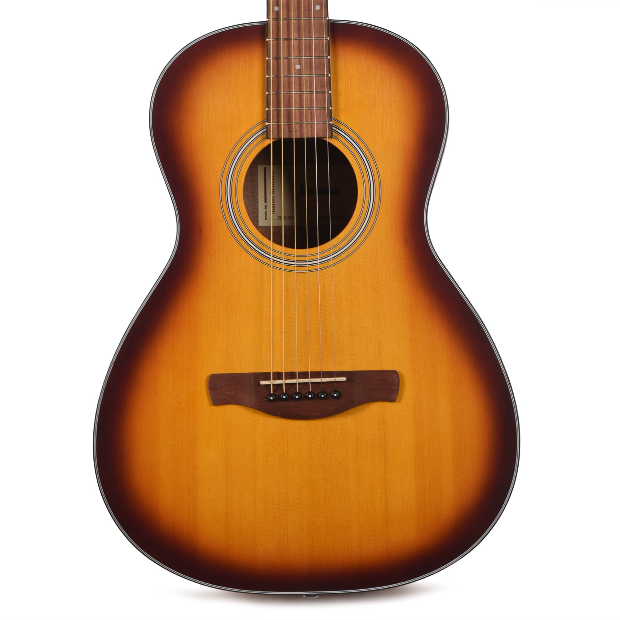 Ibanez PN50ORH Acoustic Guitar Parlor Open Pore Brown Sunburst