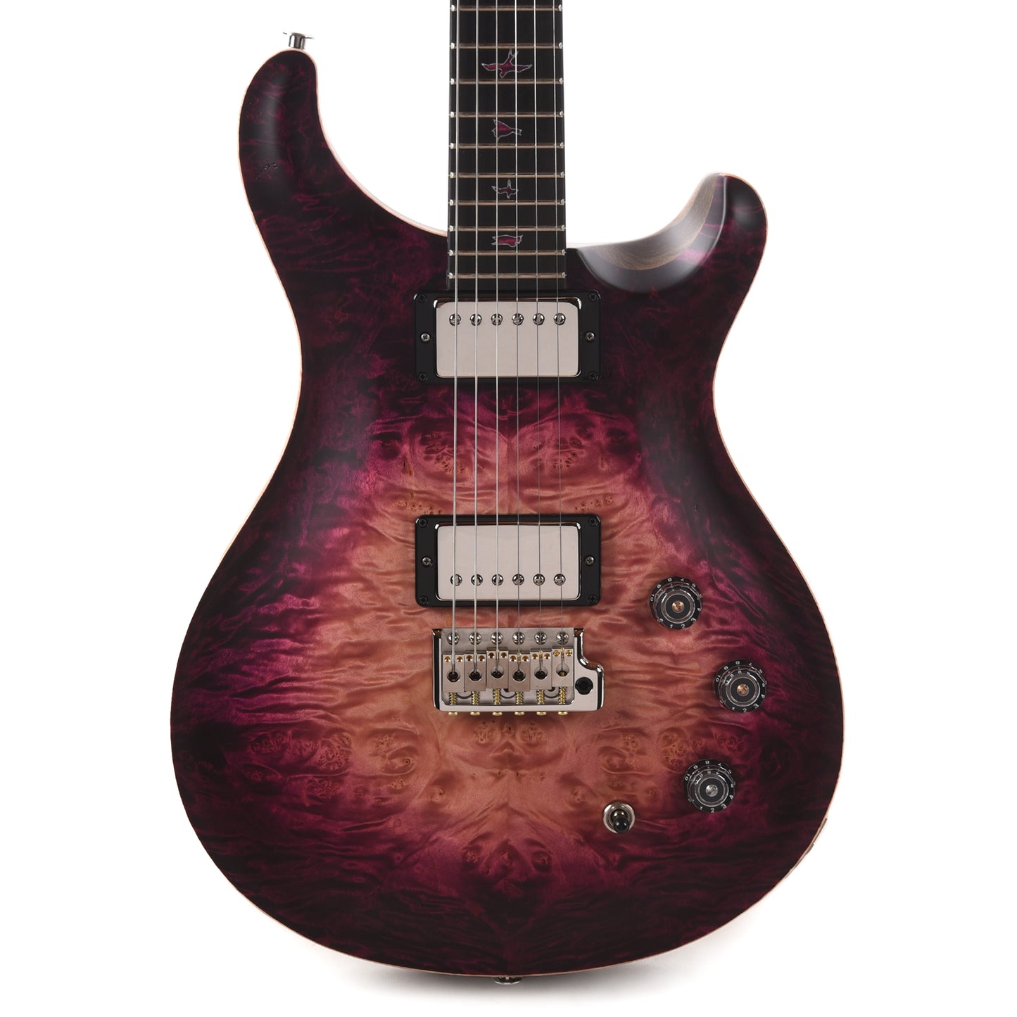 PRS Private Stock #11759 DGT Maple Burl/Black Limba Orchid Glow w/Black Limba Neck & Matching Orchid Glow Inlays